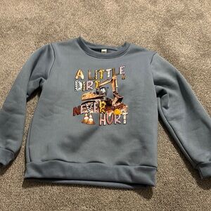 Kids Blue Graphic Sweatshirt
